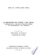 La metáfora del fuego y del agua