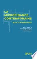 La microfinance contemporaine