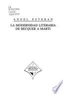 La modernidad literaria de Bécquer a Martí