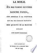 La Moral del mas famoso escudero, Sancho Panza