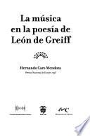 La música en la poesía de León de Greiff