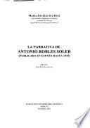 La narrativa de Antonio Robles Soler
