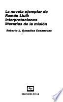 La novela ejemplar de Ramón Llull