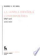 La novela española contemporánea: 1898-1927
