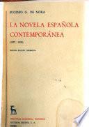 La novela española contemporánea: 1927-1939