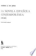 La novela española contemporánea