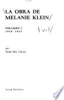 La obra de Melanie Klein: 1919-1932