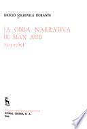 La obra narrativa de Max Aub, 1929-1969