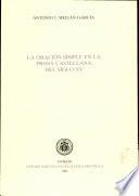La oración simple en la prosa castellana del siglo XV