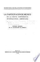 La participación de México en la Sexta Conferencia Internacional Americana