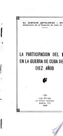 La participación del Peru en la guerra de Cuba de los diez años