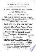 La Perfecta religiosa