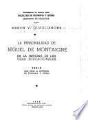 La personalidad de Miguel de Montaigne en la historia de las ideas educacionales