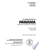 La población de Panamá, estimaciones y proyecciones, 1961-2001