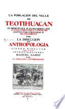 La población del Valle de Teotihuacán: La población contemporánea