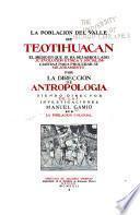 La Poblaci�on Del Valle de Teotihuac�an