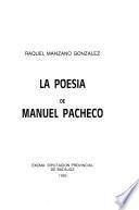 La poesía de Manuel Pacheco