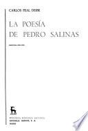 La poesía de Pedro Salinas