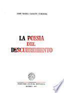 La poesía del descubrimiento