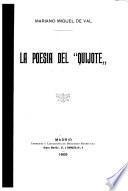 La poesía del Quijote