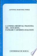 La poesía medieval francesa del non-sens