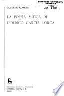 La poesía mítica de Federico García Lorca