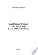 La poesía popular en la obra de Juan Ramón Jiménez