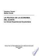 La política de la economía del ajuste