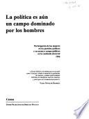 La política es aún un campo dominado por los hombres