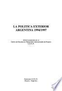 La política exterior argentina, 1994-1997