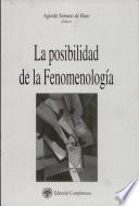 La Posibilidad de la fenomenología