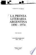 La prensa literaria argentina, 1890-1974: Los años rebeldes, 1920-1929