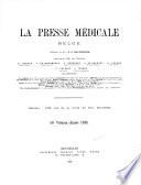 La presse médicale belge