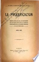 La prevaricacion