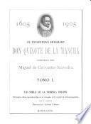 La primera edicion del Ingenioso hidalgo Don Quijote de la Mancha