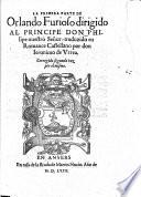 La primera parte de Orlando furioso