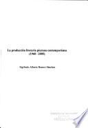 La producción literaria piurana contemporánea (1960-2005)