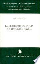 La propiedad en la ley de reforma agraria