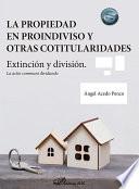 La propiedad en proindiviso y otras cotitularidades