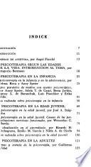 La psicoterapia de la niñez a la senectud