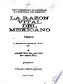 La razón vital del mexicano