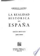 La realidad historica de España
