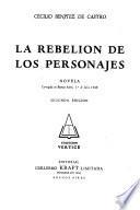La rebelión de los personaies