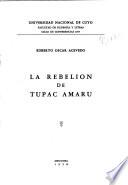 La rebelión de Tupac Amaru