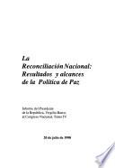 La reconciliación nacional