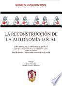 La reconstrucción de la autonomía local