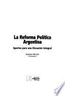 La reforma política argentina