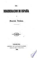 La Regeneracion de España