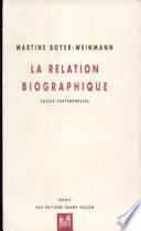La relation biographique