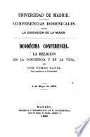 La religión en la conciencia y en la vida
